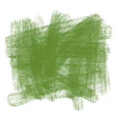 Green brush stroke texture isolated on white background © Silhouette Stock