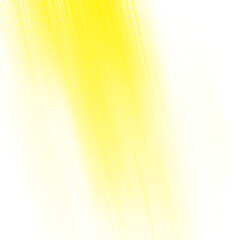 Abstract yellow light effect isolated on white background