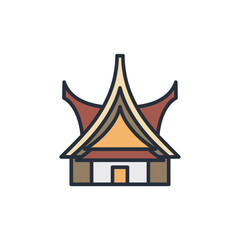 Simple illustration of a brown mortar and pestle, a tool used for grinding and crushing ingredients