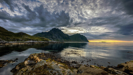 A coastal scene from Flakstad island, Lofoten