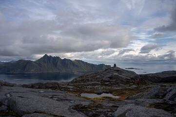 A coastal scene from Flakstad island, Lofoten