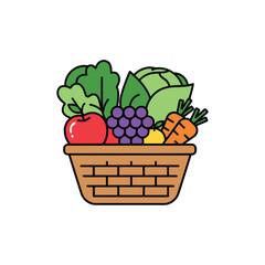 Simple illustration of a brown mortar and pestle, a tool used for grinding and crushing ingredients