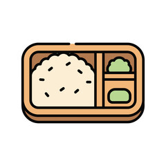 Simple illustration of a brown mortar and pestle, a tool used for grinding and crushing ingredients