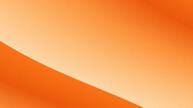 Movement in Bright Orange Abstract Background