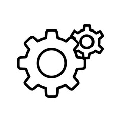 Obraz premium Gear Settings for web and graphic design