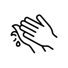 Obraz premium Hand Wash Symbol for web and graphic design