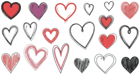 red heart png doodle heart cutout scribble heart png outline heart cutout hand-drawn heart png artistic heart cutout graphic heart png decorative heart cutout isolated transparent background image