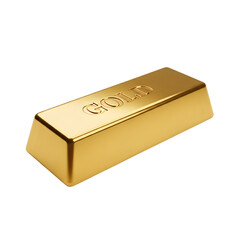 Golden Ingot: A gleaming gold ingot, a symbol of wealth and prosperity, showcases its smooth surface, inviting the viewer to consider the value it represents.