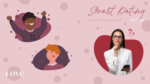 A romantic template designed for dating apps, matchmaking services, and love-centered digital projects.