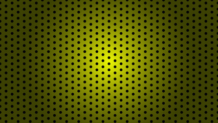 Yellow Background with Black Polka Dot Pattern