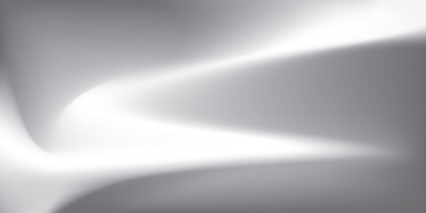 Abstract white and gray gradient background. Vector illustration.	