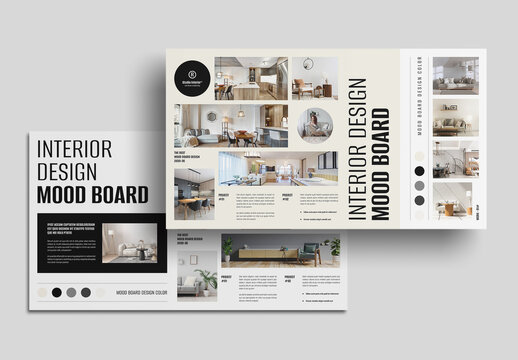 Interior Mood Board Design Template