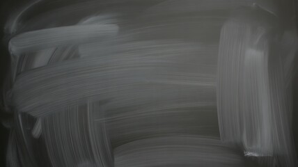 Grungy Dark Chalkboard Texture - Abstract White Chalk Marks & Smudges
