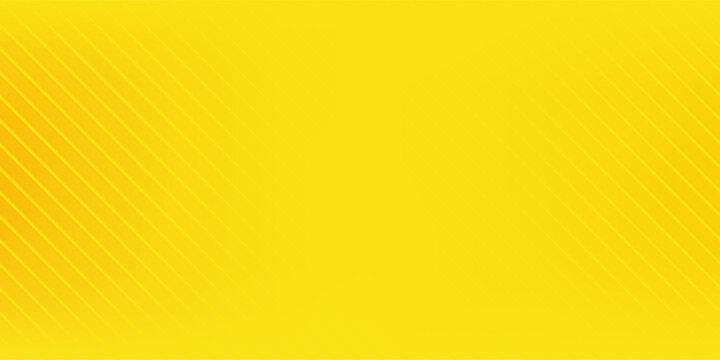 Modern bright yellow background with lines pattern abstract simple art