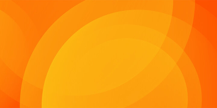 Abstract orange background with circles. Vector illustration