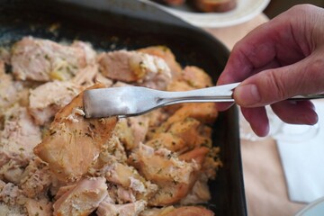 chef preparing food in the kitchen