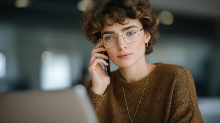 A tech-savvy professional working from home relies on satellite dish internet for uninterrupted video calls and collaboration, emphasizing the importance of dependable internet solutions in the