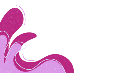 Abstract Pink and Purple Fluid Graphic Element