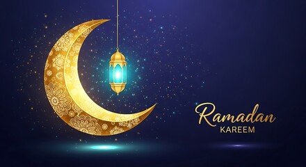 vector illustration of a moon and stars