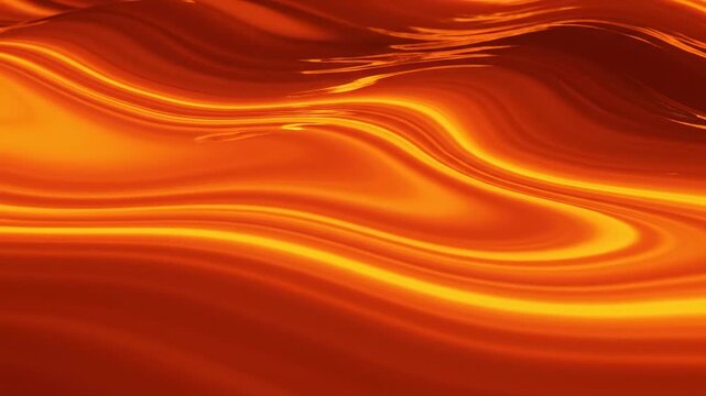 Molten Marvel: A close-up view unveils a mesmerizing cascade of flowing, fiery liquid metal, swirling with incandescent light and rich, warm tones, creating an abstract spectacle of raw.