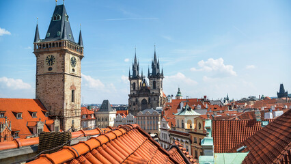 Fototapeta premium Aerial view of Old Town