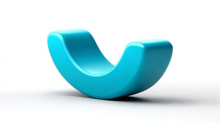 Minimalistic blue cursor arrow symbolizes digital navigation and modern interface design in technology branding and marketing