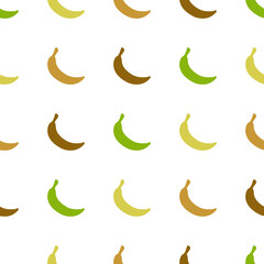 Banana Seamless Pattern Simple Design
