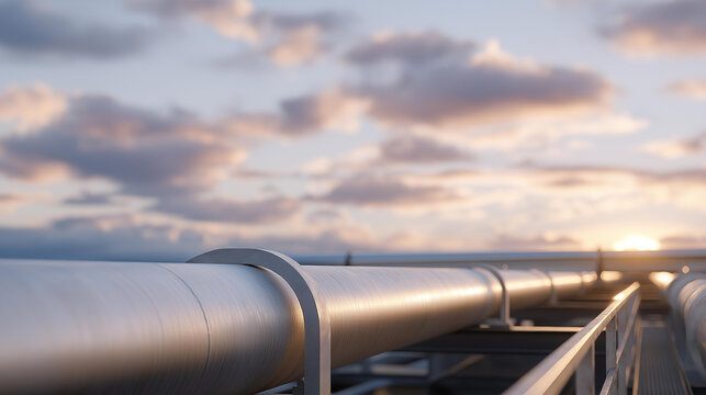 Oil and gas industries depend on extensive pipeline systems to deliver fuel securely from production sites to refineries and consumers. cinematic color correction, natural uneven lighting yet