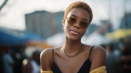 electric energy of social gatherings in the city during a heatwave, where friends enjoy rooftop parties and street markets, all thriving despite the soaring temperatures of a summer day. cinematic