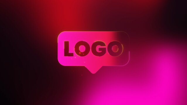 Fashion Beauty Particle Stroke Icon Logo Reveal