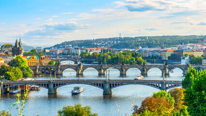 Obraz premium Bridges of Prague