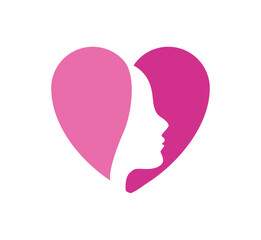 Elegant Heart Woman Wellness Logo