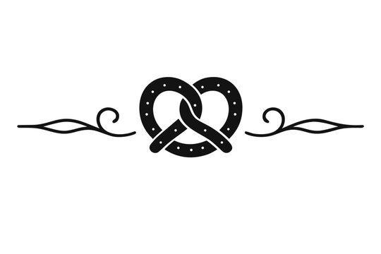Minimal Pretzel Decorative Divider Line Icon