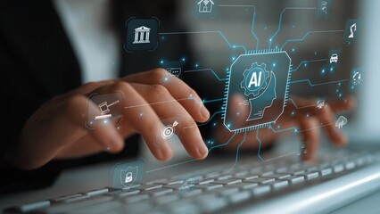 AI system integration connects AI, system, and integration across digital networks to enhance...