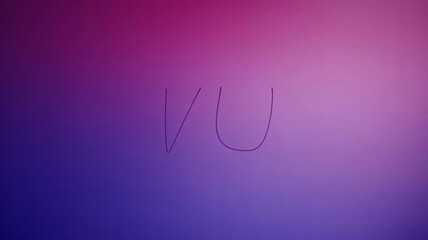 Obraz premium Purple Pink Gradient Background with Minimal Letters Soft Modern Abstract Texture