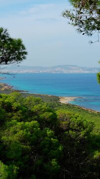 Scenic view from tne north of Tunisia