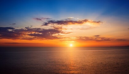 Obraz premium Sunset And Horizon Background