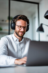 Portrait of a handsome man