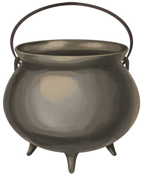 old cast iron pot
