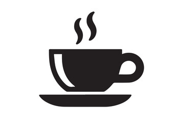 Obraz premium Coffee Cup Icon, Editable Solid Vector Illustration