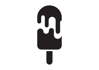 Obraz premium Ice Cream Icon, Editable Solid Vector Illustration
