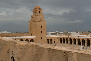 Fototapeta premium The Great Mosque of Kairouan. Tunisia. Africa. 