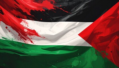 Palestine Flag &ndash; Artistic Tribute to Identity and Resistance