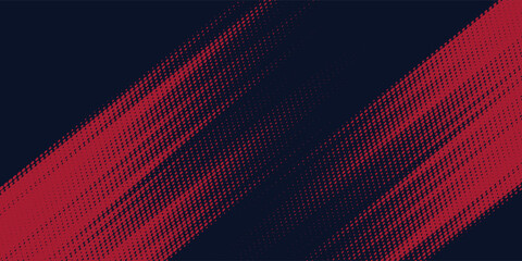 Fototapeta premium Sport Red halftone dots blue color pattern gradient grunge texture background. halftone design