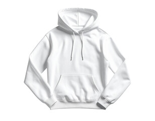 Fototapeta premium Two minimalist white smartphone cases shown from the back with a triple camera cutout, isolated on a white background, clean product shot.