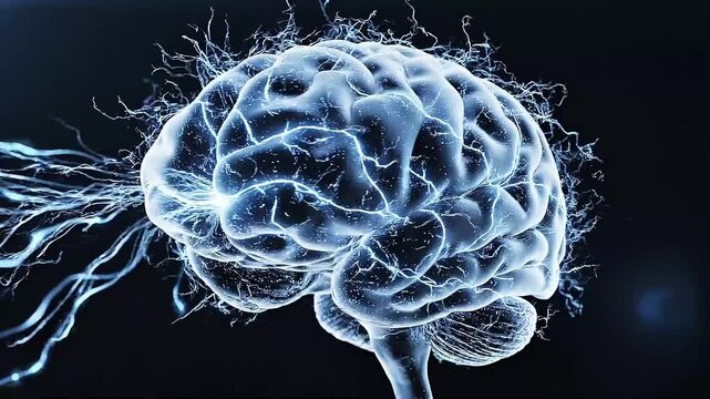 3d rendered illustration anatomy of a brain