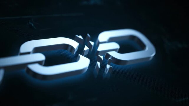 Futuristic Digital Logo Design - This video features a sleek, metallic logo design video in a futuristic style.