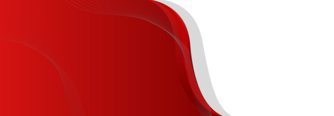 Red abstract background with wavy lines and curves transparent background