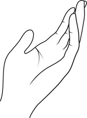 Hand gesture minimal drawing