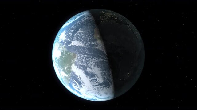 Location and map of Namibia on the surface of the earth at nighttime.